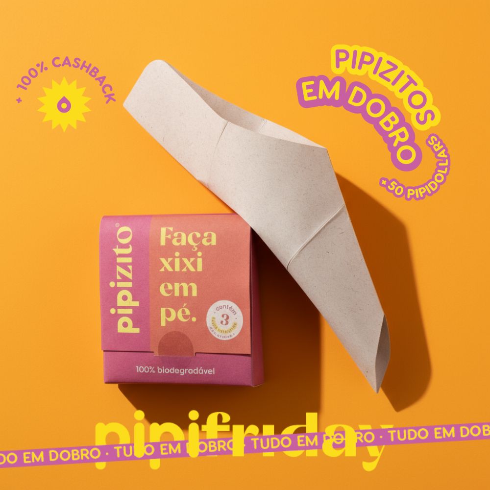 PAGUE 1, LEVE 2: Pipizito Funil Urinário Descartável (2 pacotes c/ 3 unidades)