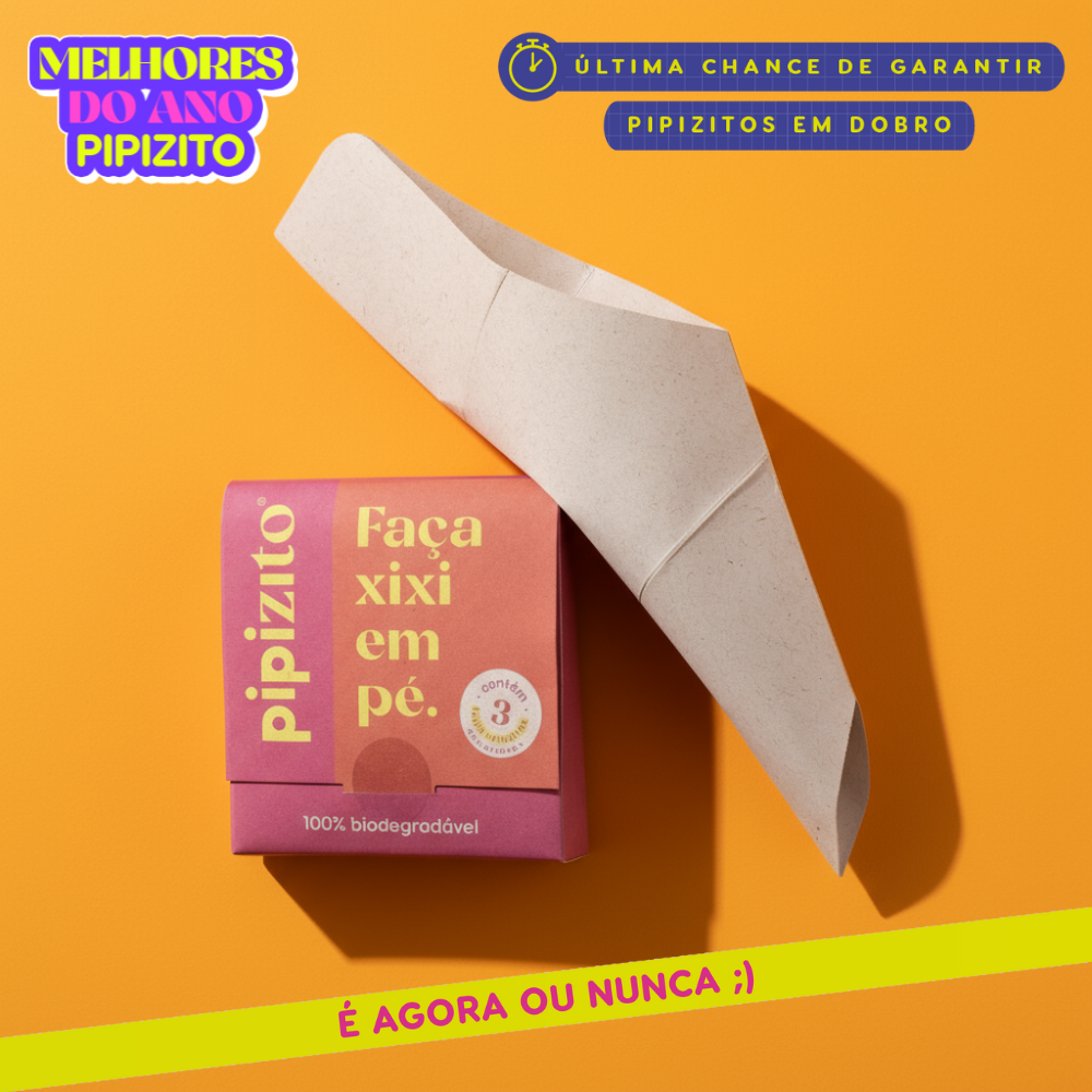 PAGUE 1, LEVE 2: Pipizito Funil Urinário Descartável (2 pacotes c/ 3 unidades)