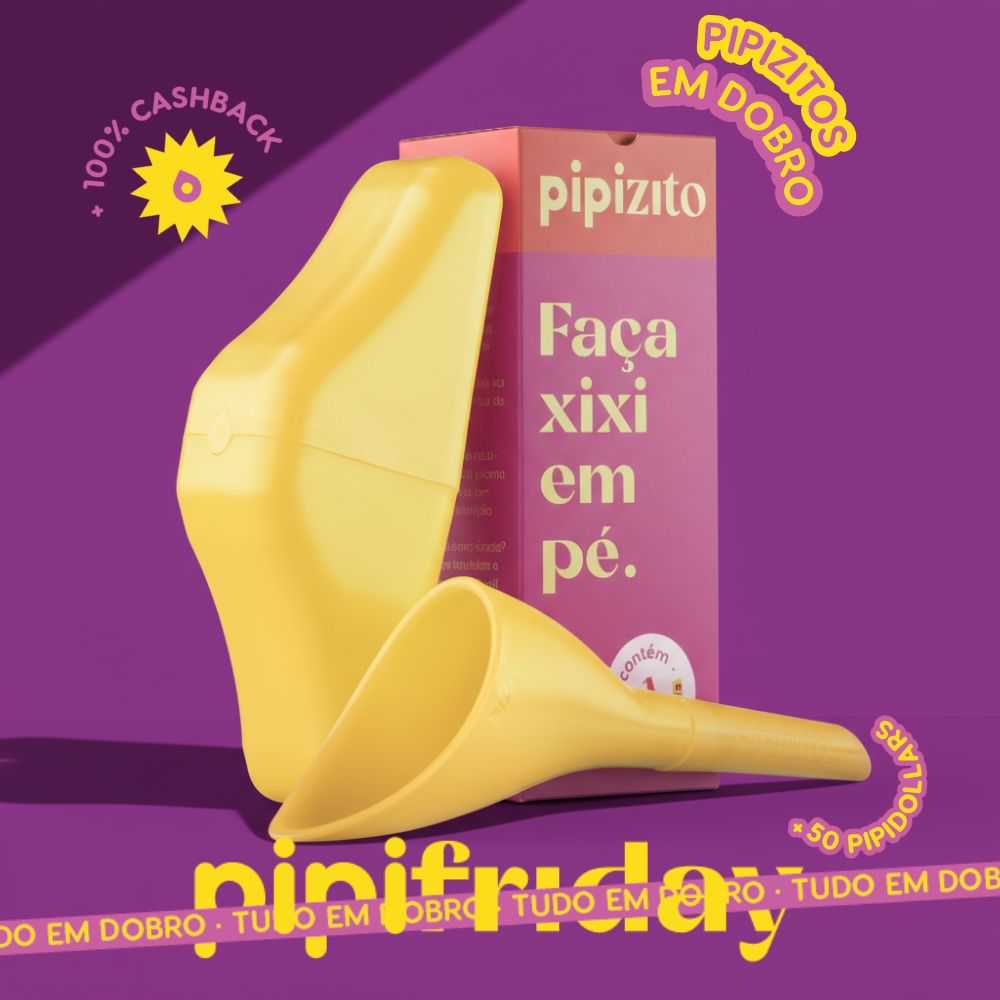 PAGUE 1, LEVE 2: Pipizito Reutilizável - Amarelo