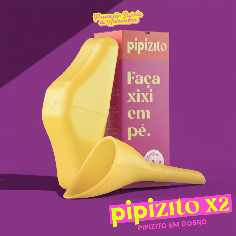 EM DOBRO: Pipizito Reutilizável - Amarelo