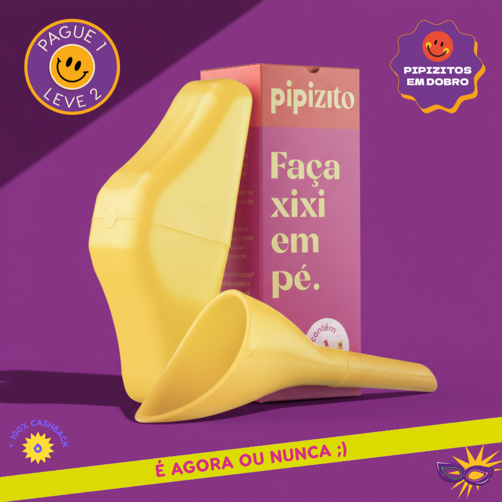 PAGUE 1, LEVE 2: Pipizito Reutilizável - Amarelo