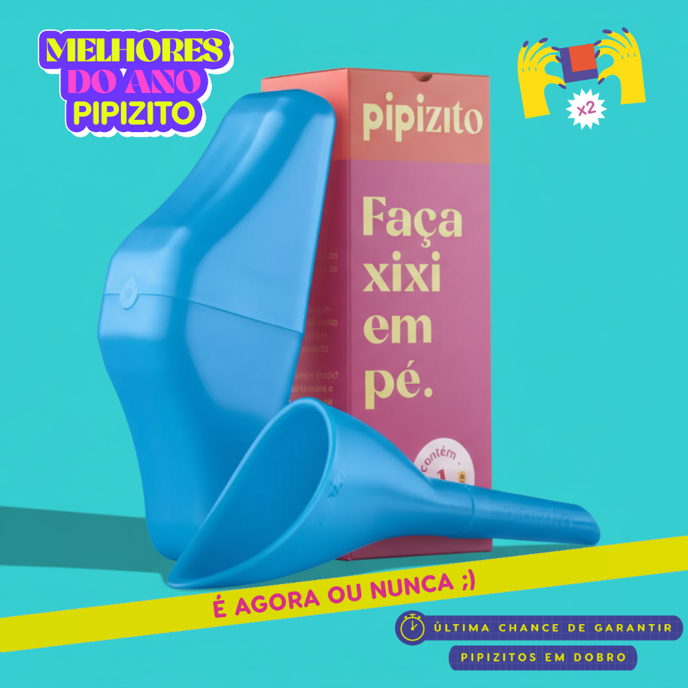 PAGUE 1, LEVE 2: Pipizito Reutilizável - Azul Celeste