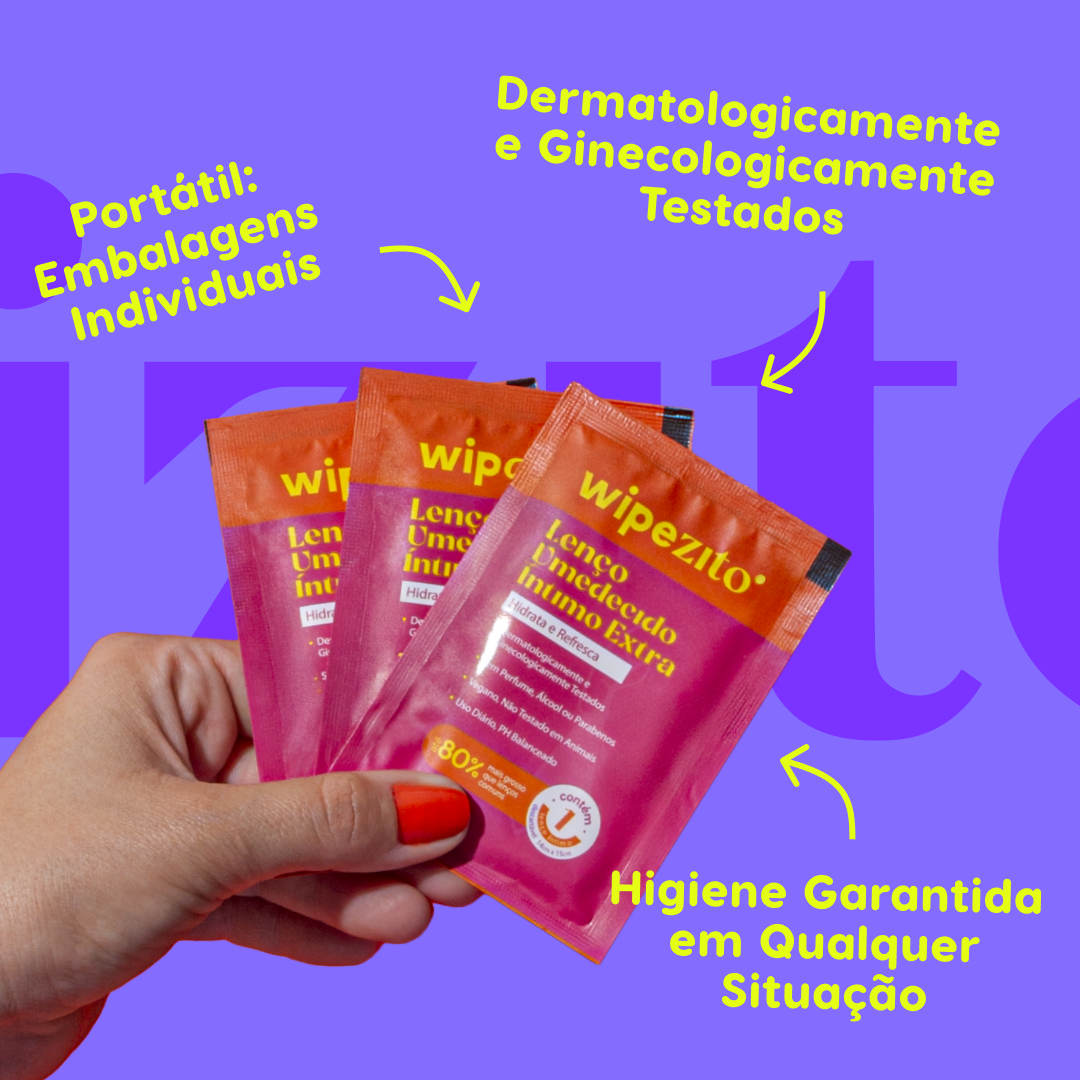 PAGUE 10, LEVE 20: Wipezito Lenço Umedecido Unitário