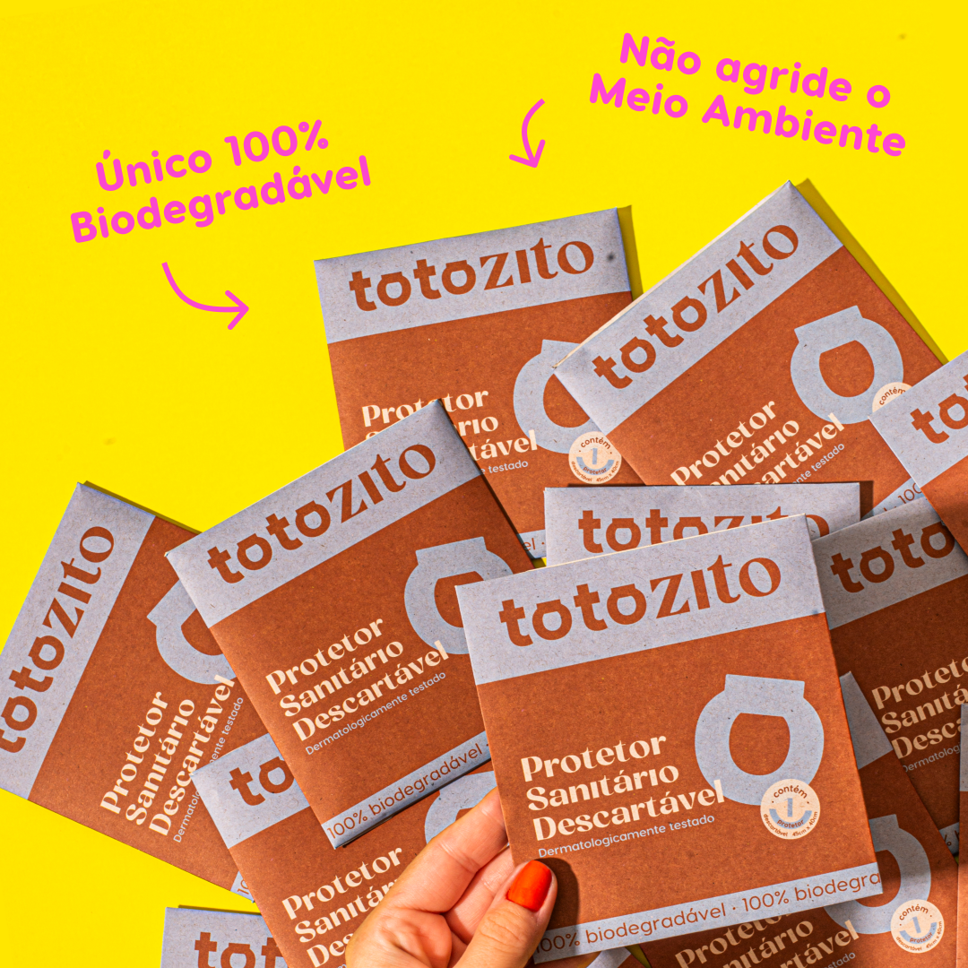 Totozito Protetor para Assento Sanitário Descartável