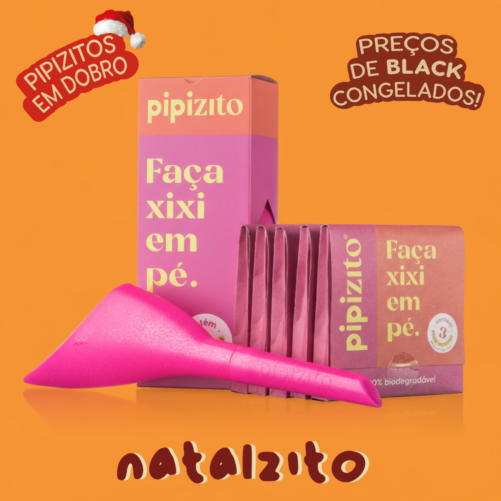 KIT BÁSICO EM DOBRO: 2 Pipizito Reutilizável + 30 Pipizitos Descartáveis + 10 Wipezitos