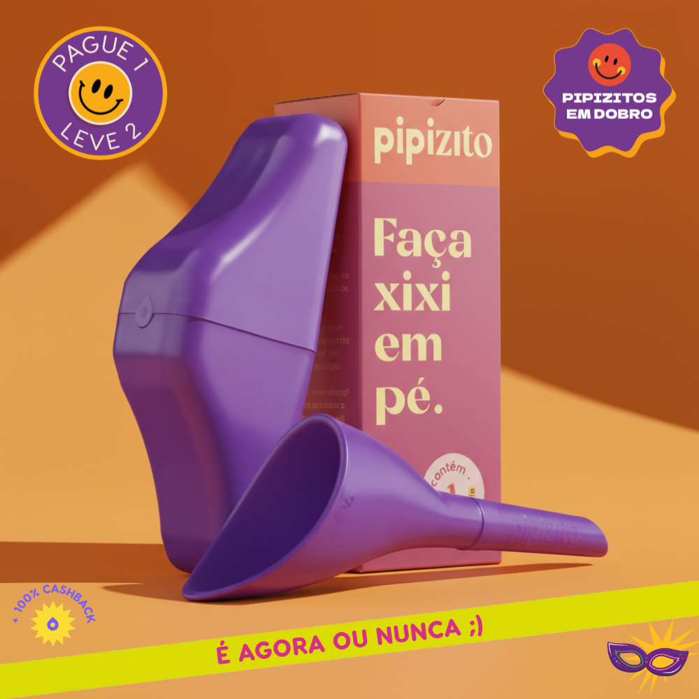 PAGUE 1, LEVE 2: Pipizito Reutilizável - Lilás