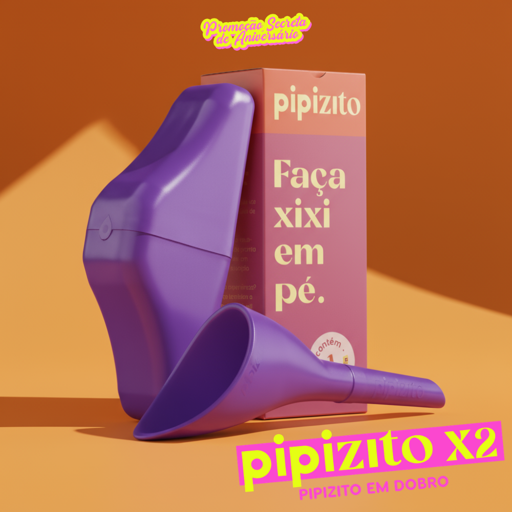 EM DOBRO: Pipizito Reutilizável - Lilás