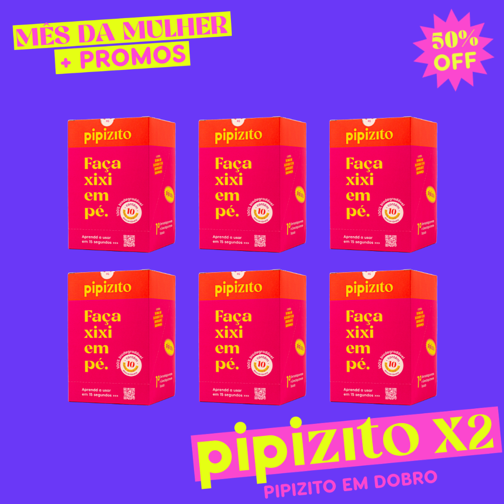 PAGUE 30, LEVE 60: NOVO Pipizito Funil Urinário Descartável