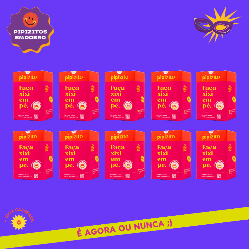 PAGUE 50, LEVE 100: NOVO Pipizito Funil Urinário Descartável