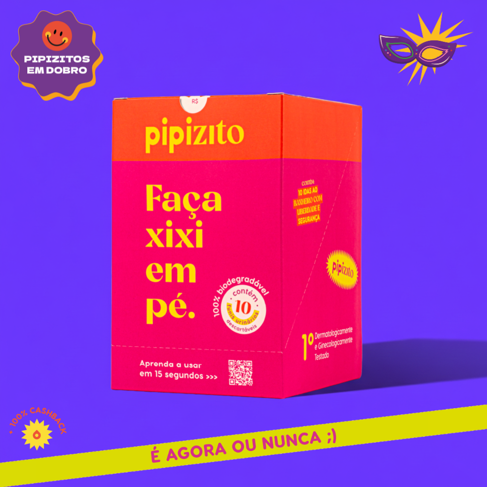 PAGUE 5, LEVE 10: NOVO Pipizito Funil Urinário Descartável