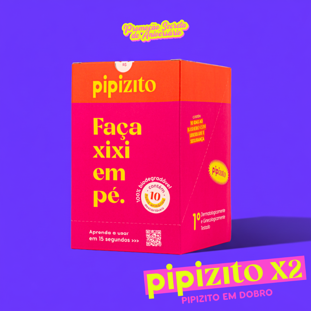 EM DOBRO: Novo Pipizito Descartável