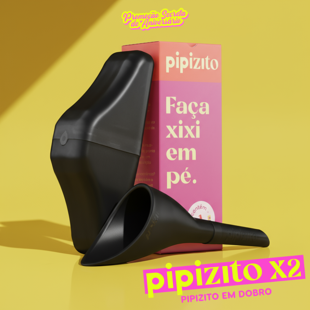 EM DOBRO: Pipizito Reutilizável - Preto