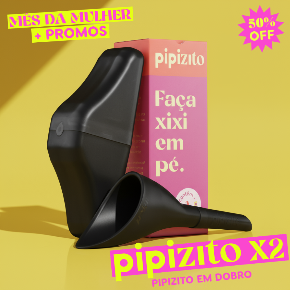 PAGUE 1, LEVE 2: Pipizito Reutilizável - Preto