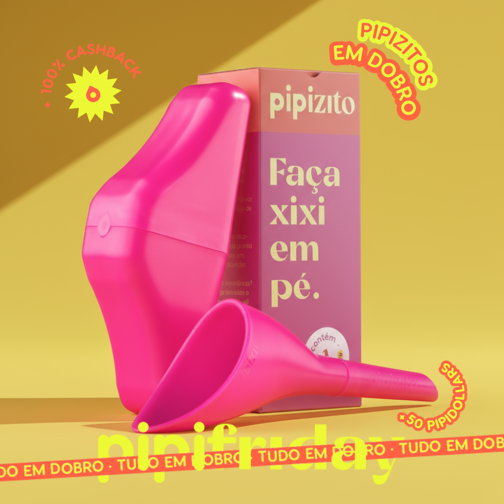 PAGUE 1, LEVE 2: Pipizito Reutilizável - Rosa