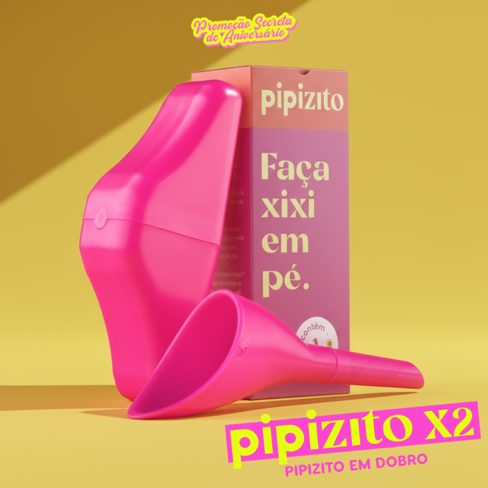 EM DOBRO: Pipizito Reutilizável - Rosa