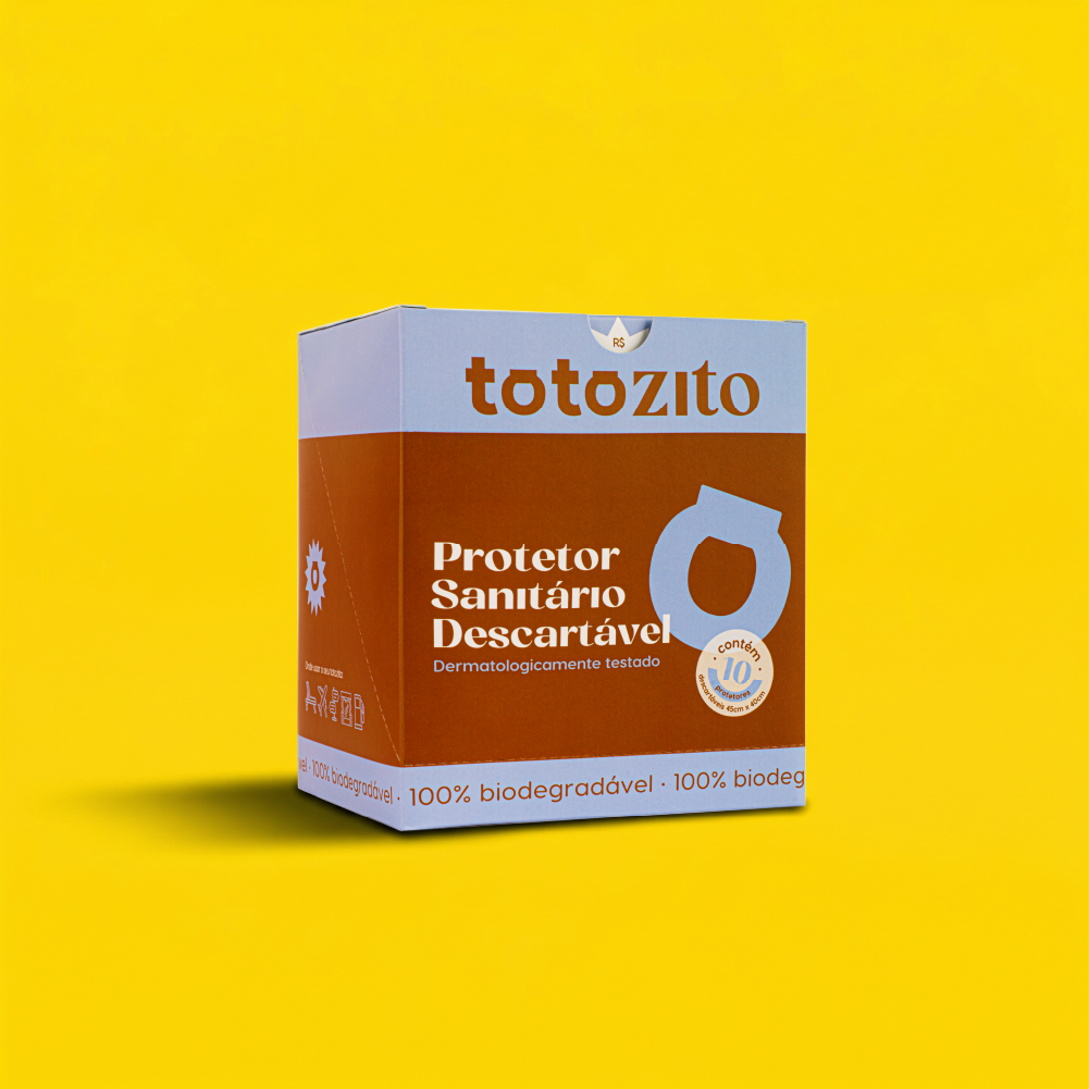 Totozito Protetor para Assento Sanitário Descartável