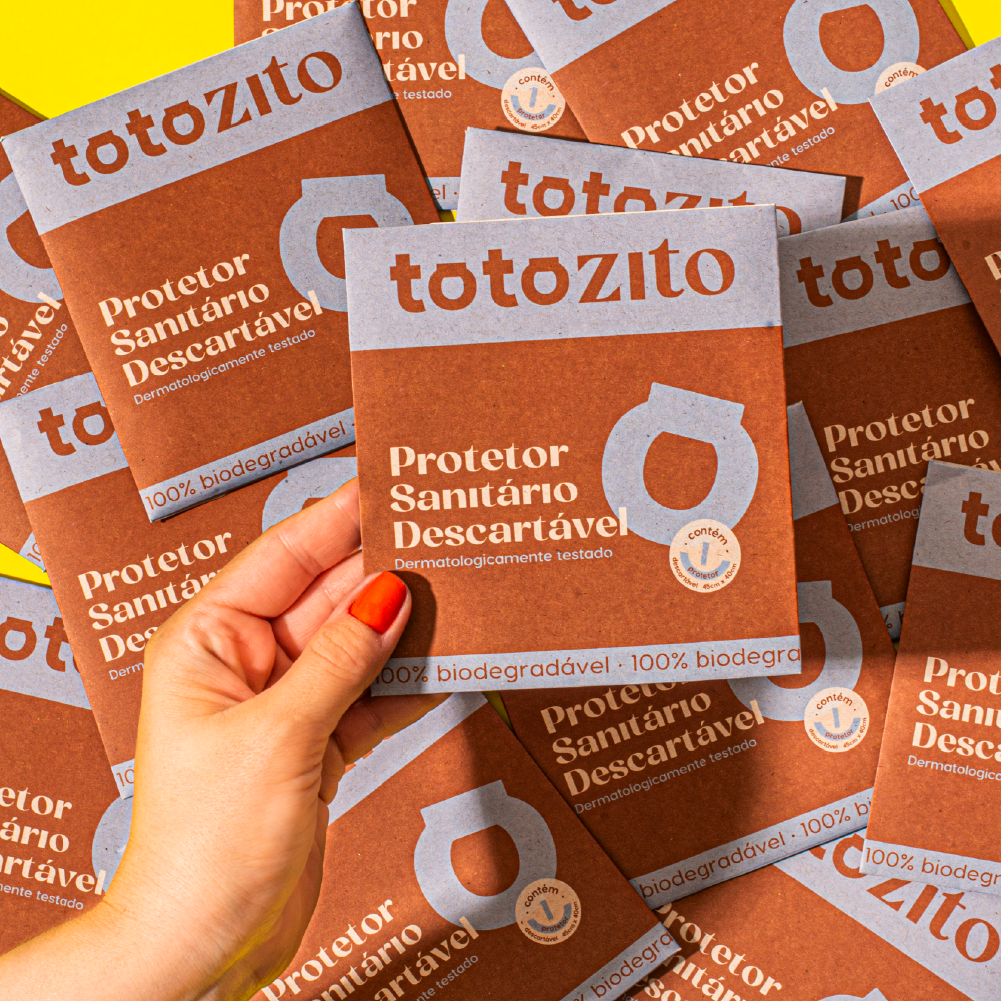 Totozito Protetor para Assento Sanitário Descartável