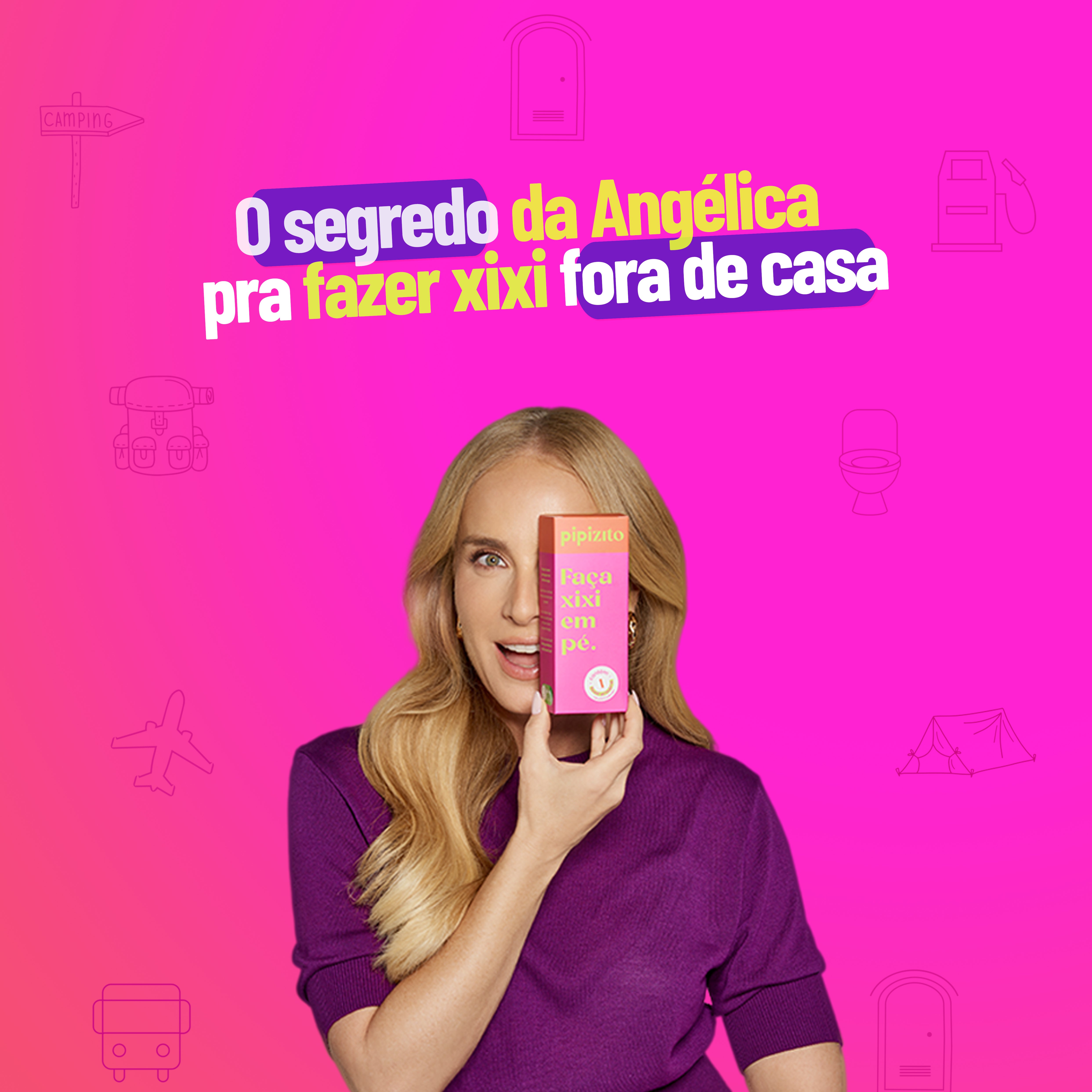 PAGUE 1, LEVE 2: Pipizito Reutilizável - Rosa