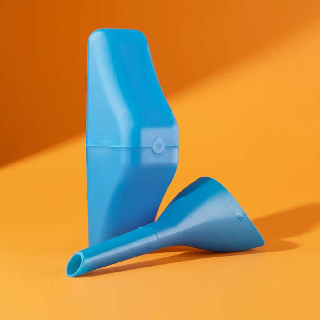 Pipizito Funil Urinário Reutilizável - Azul Celeste pipizito - faça xixi em pé