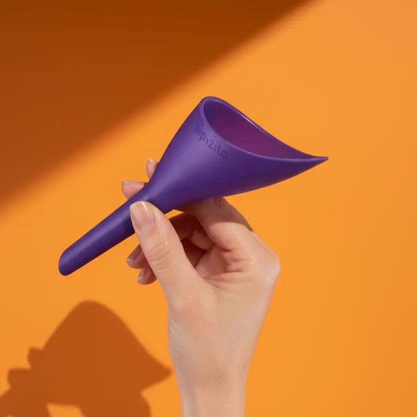 Pipizito Funil Urinário Reutilizável - Lilás pipizito - faça xixi em pé
