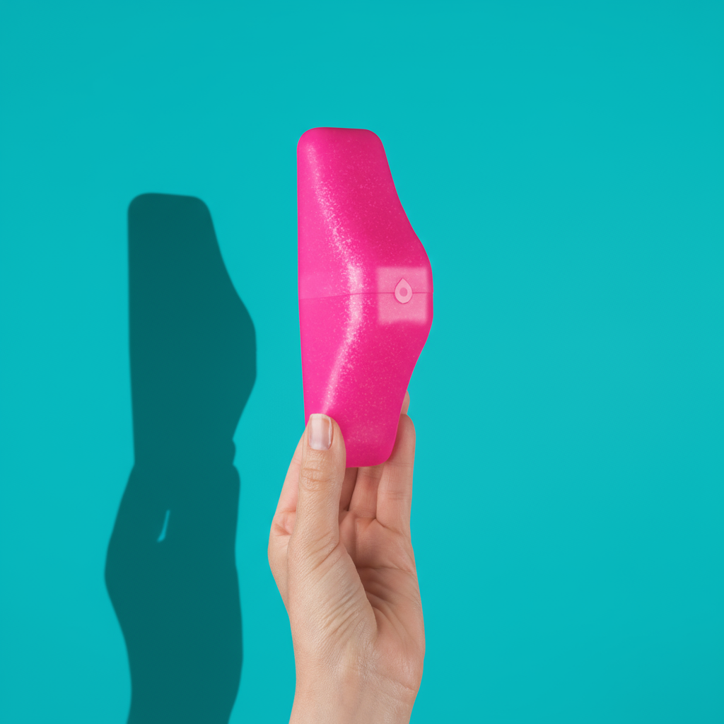 PAGUE 1, LEVE 2: Pipizito Reutilizável - Rosa com Glitter