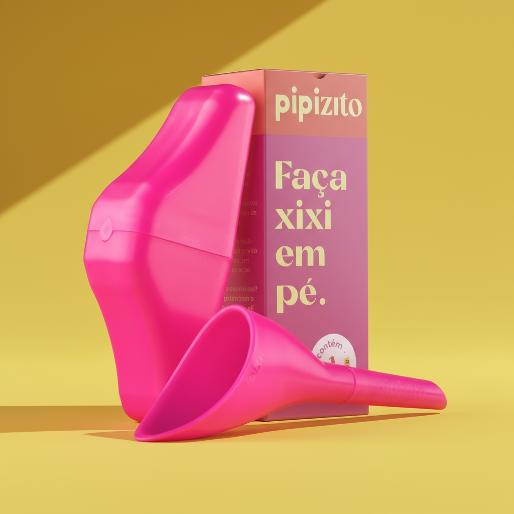 Pipizito Funil Urinário Reutilizável - Rosa