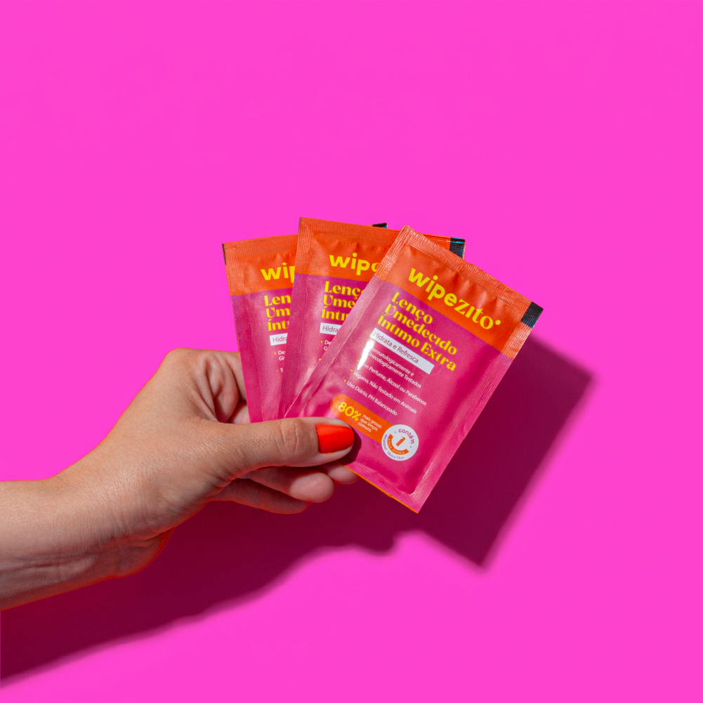 KIT TUDÃO: 1 Pipizito Reutilizável + 20 Pipizitos Descartáveis + 20 Wipezitos + 10 Totozitos + Pochete Holográfica Zitobags