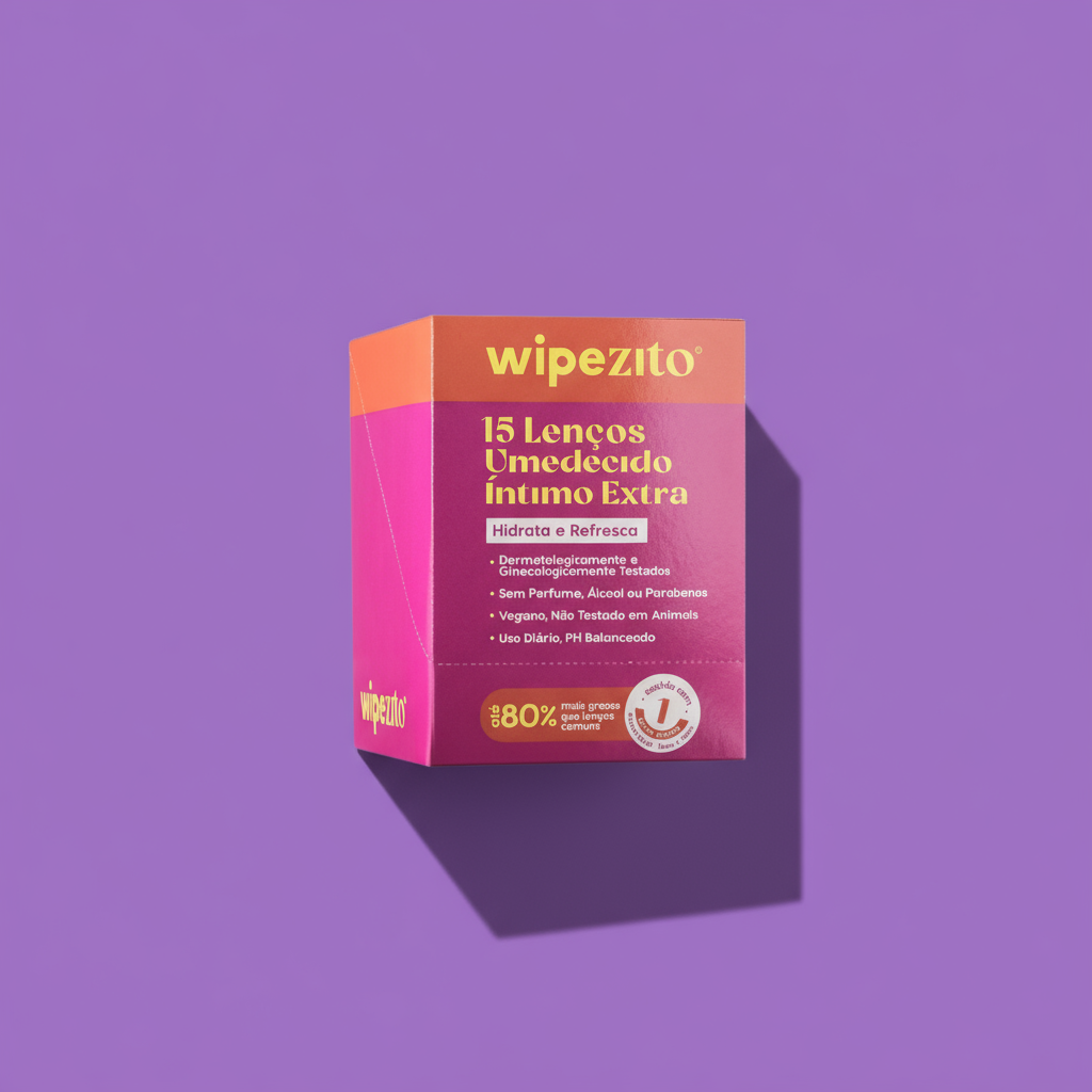 PAGUE 15, LEVE 30: Wipezito Lenço Umedecido Unitário (30 unidades)
