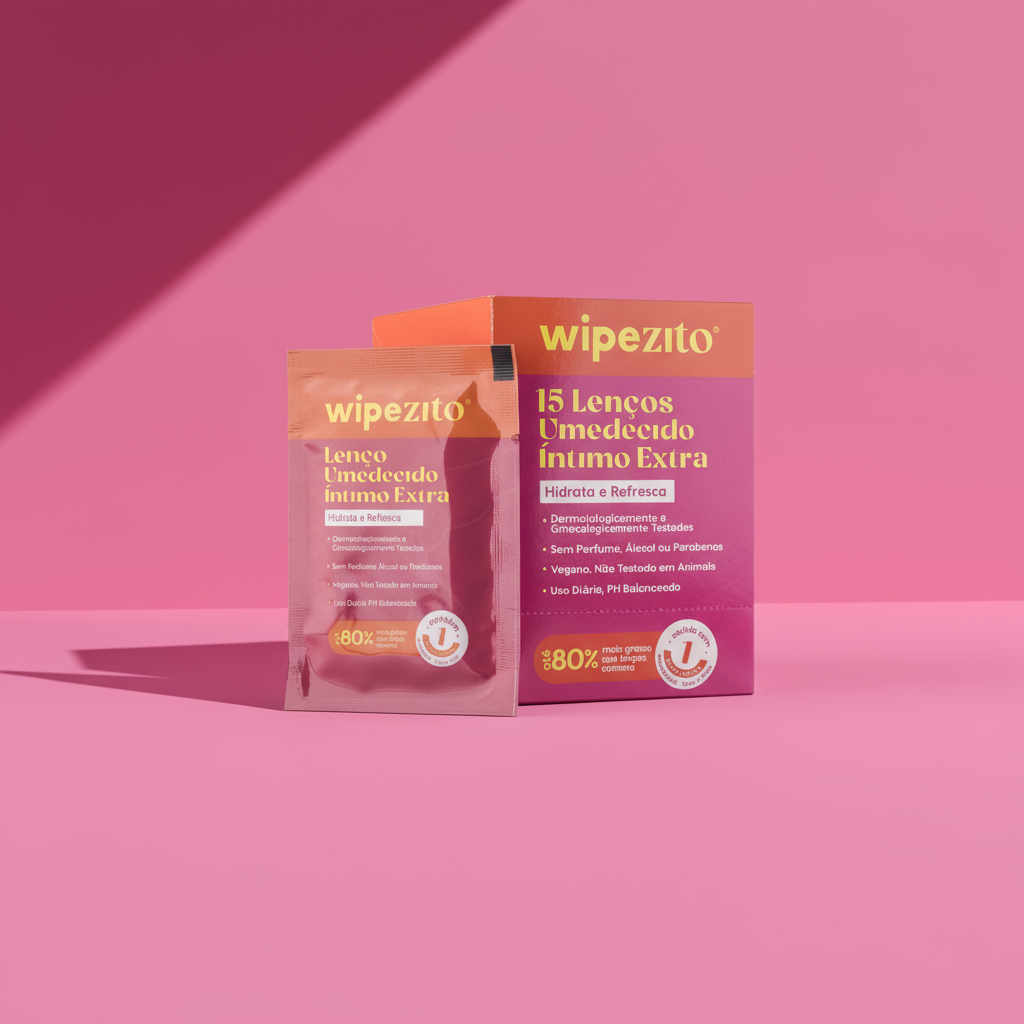 PAGUE 15, LEVE 30: Wipezito Lenço Umedecido Unitário (30 unidades)