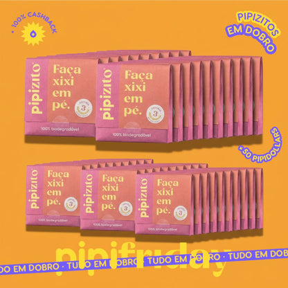 PAGUE 50, LEVE 100: Pipizito Funil Urinário Descartável (100 pacotes c/ 3 unidades)