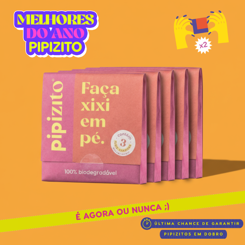PAGUE 5, LEVE 10: Pipizito Funil Urinário Descartável (10 pacotes c/ 3 unidades)