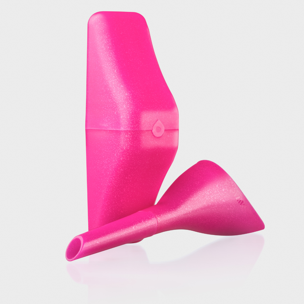 PAGUE 1, LEVE 2: Pipizito Reutilizável - Rosa com Glitter