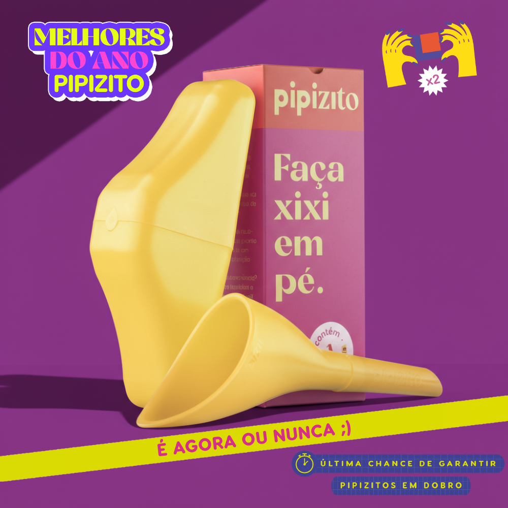 PAGUE 1, LEVE 2: Pipizito Reutilizável - Amarelo