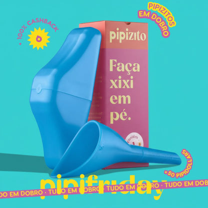 PAGUE 1, LEVE 2: Pipizito Reutilizável - Azul Celeste