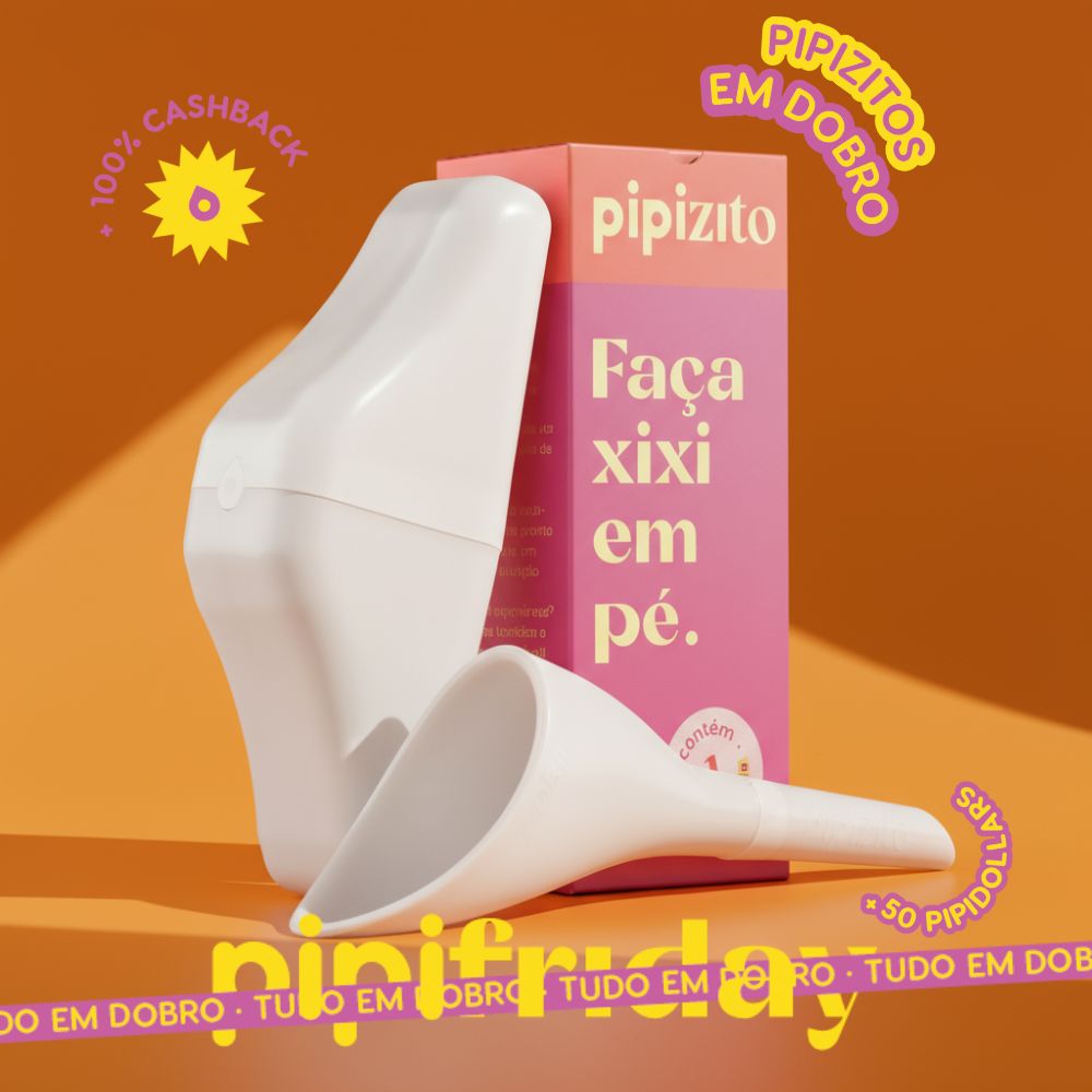 PAGUE 1, LEVE 2: Pipizito Reutilizável - Branco