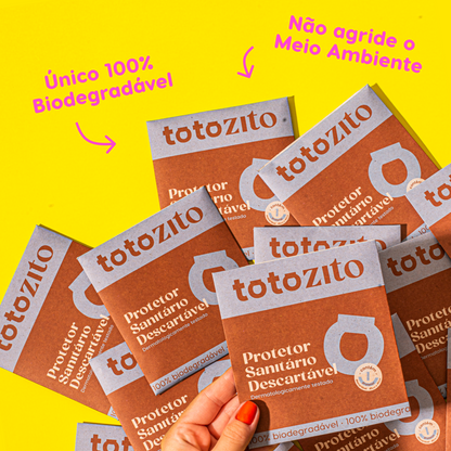 Totozito Protetor para Assento Sanitário Descartável