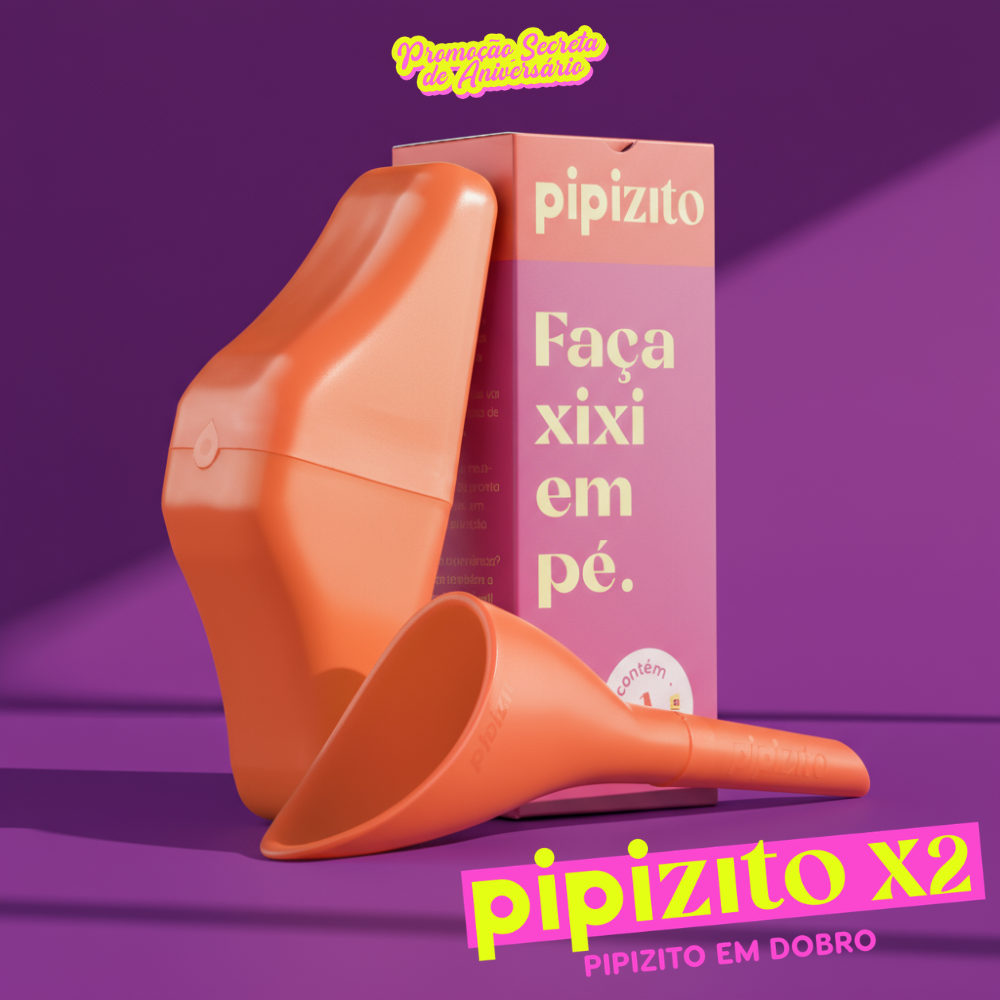 EM DOBRO: Pipizito Reutilizável - Laranja