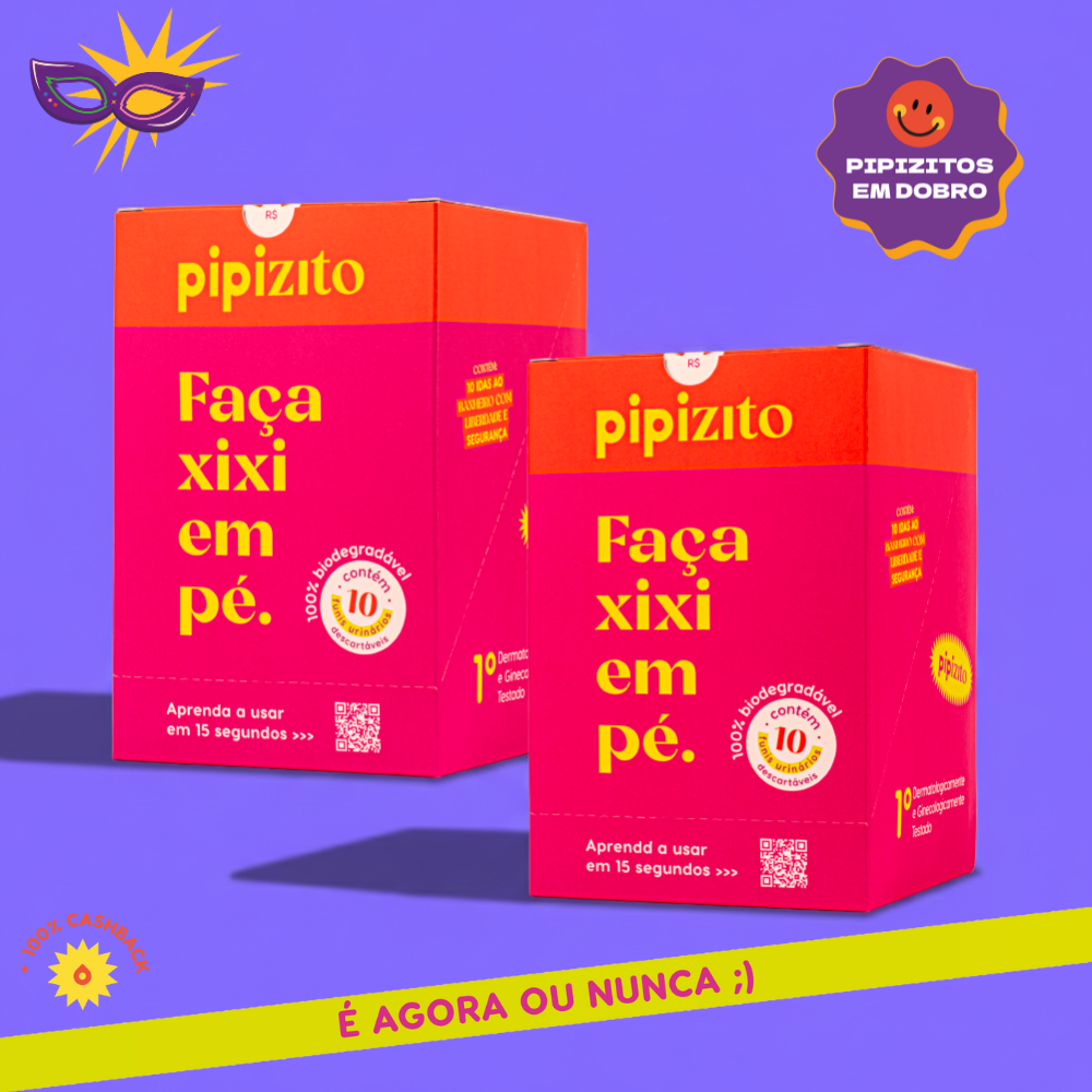 PAGUE 10, LEVE 20: NOVO Pipizito Funil Urinário Descartável