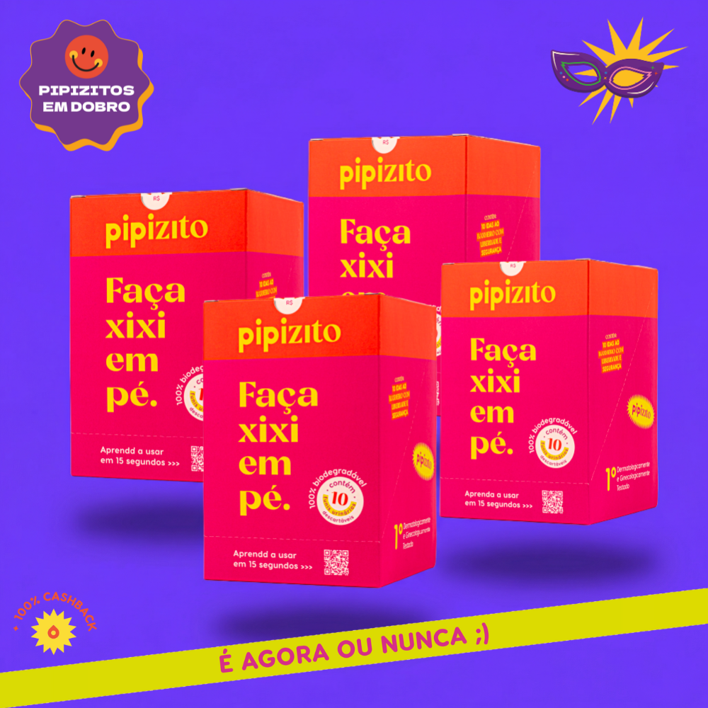 PAGUE 20, LEVE 40: NOVO Pipizito Funil Urinário Descartável