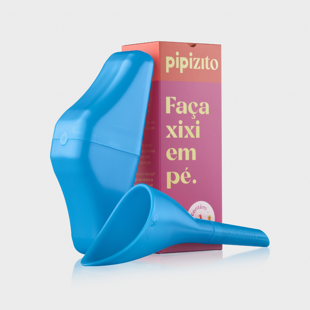 Pipizito Funil Urinário Reutilizável - Azul Celeste