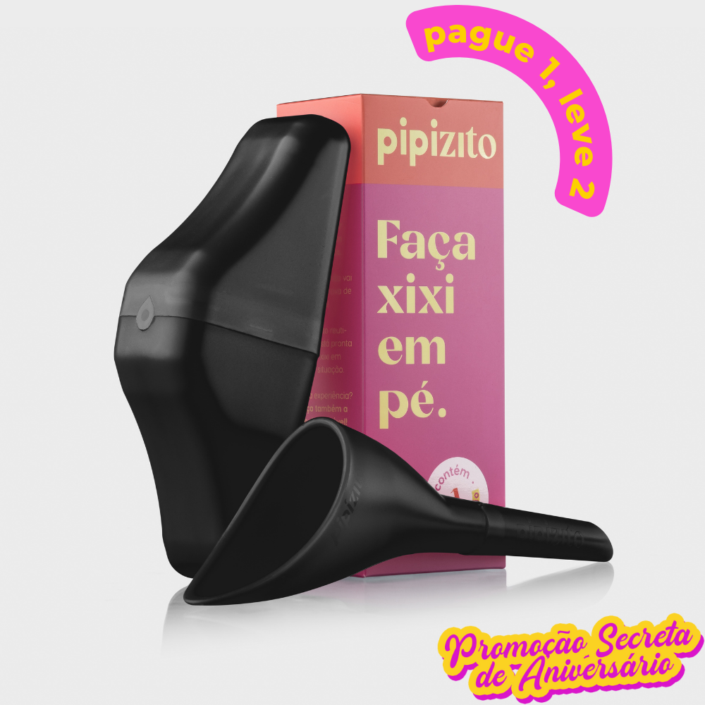 PAGUE 1, LEVE 2: Pipizito Reutilizável - Preto