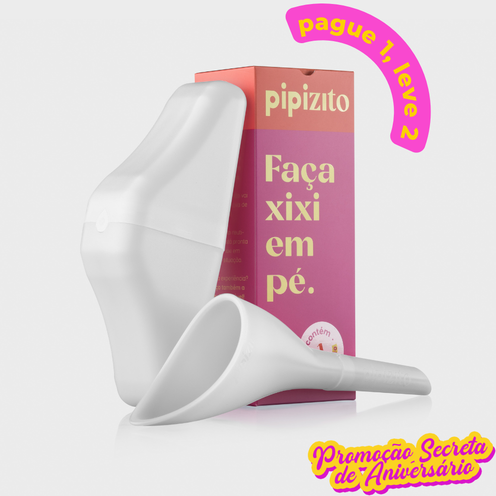 PAGUE 1, LEVE 2: Pipizito Reutilizável - Branco