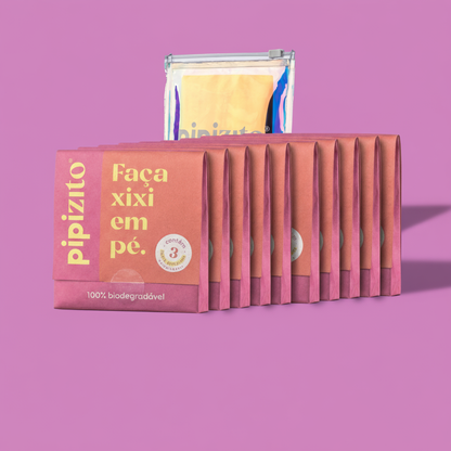 Kit Preparada: 30 Pipizitos Descartáveis + 1 Porta Pipizito Ziplock