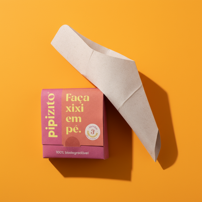 Kit Preparada: 30 Pipizitos Descartáveis + 1 Porta Pipizito Ziplock