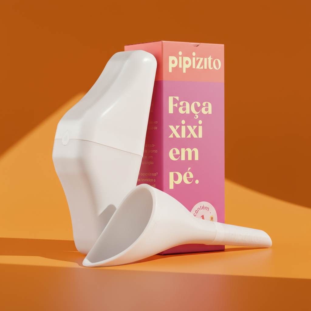 Pipizito Funil Urinário Reutilizável - Branco