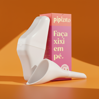Pipizito Funil Urinário Reutilizável - Branco