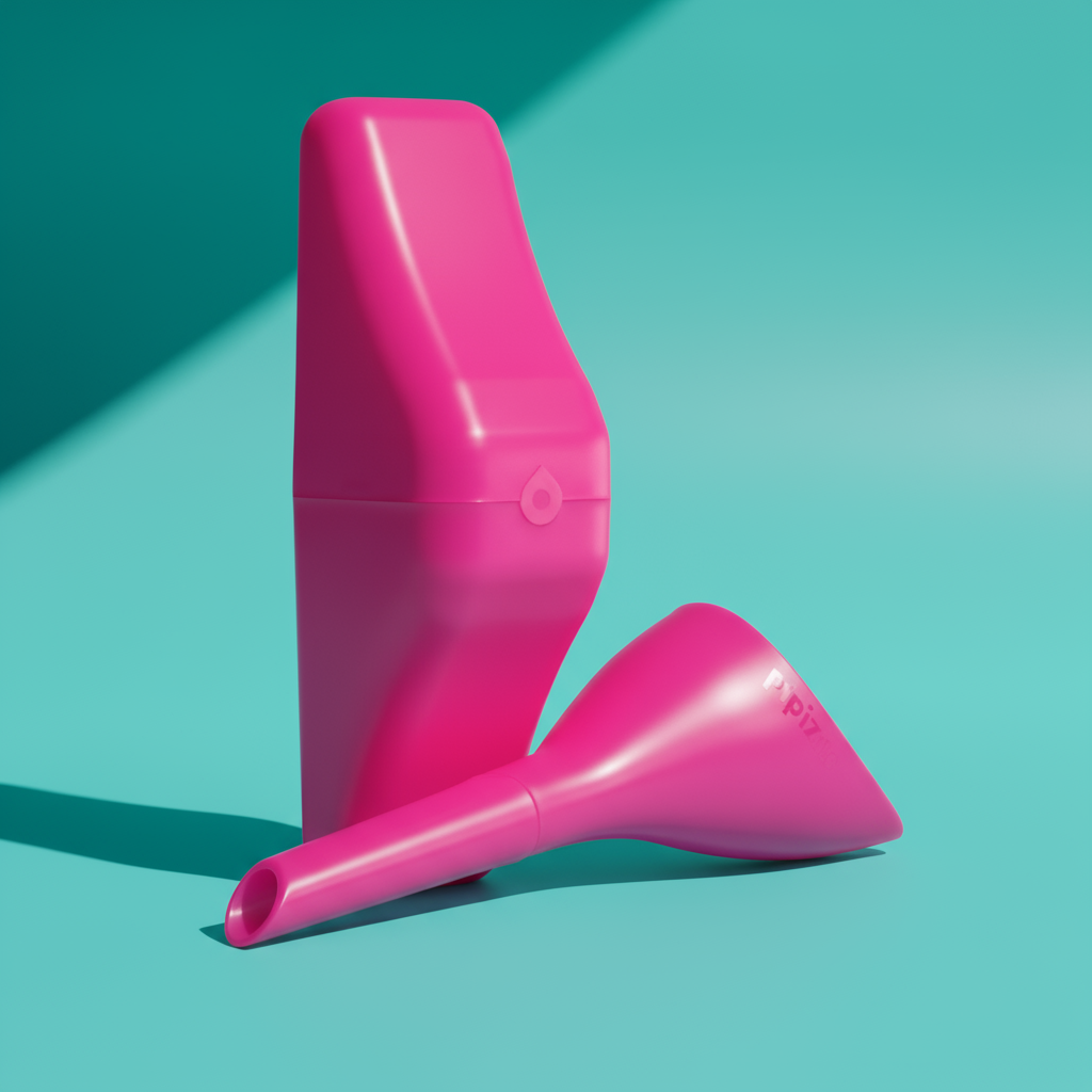 Pipizito Funil Urinário Reutilizável - Rosa