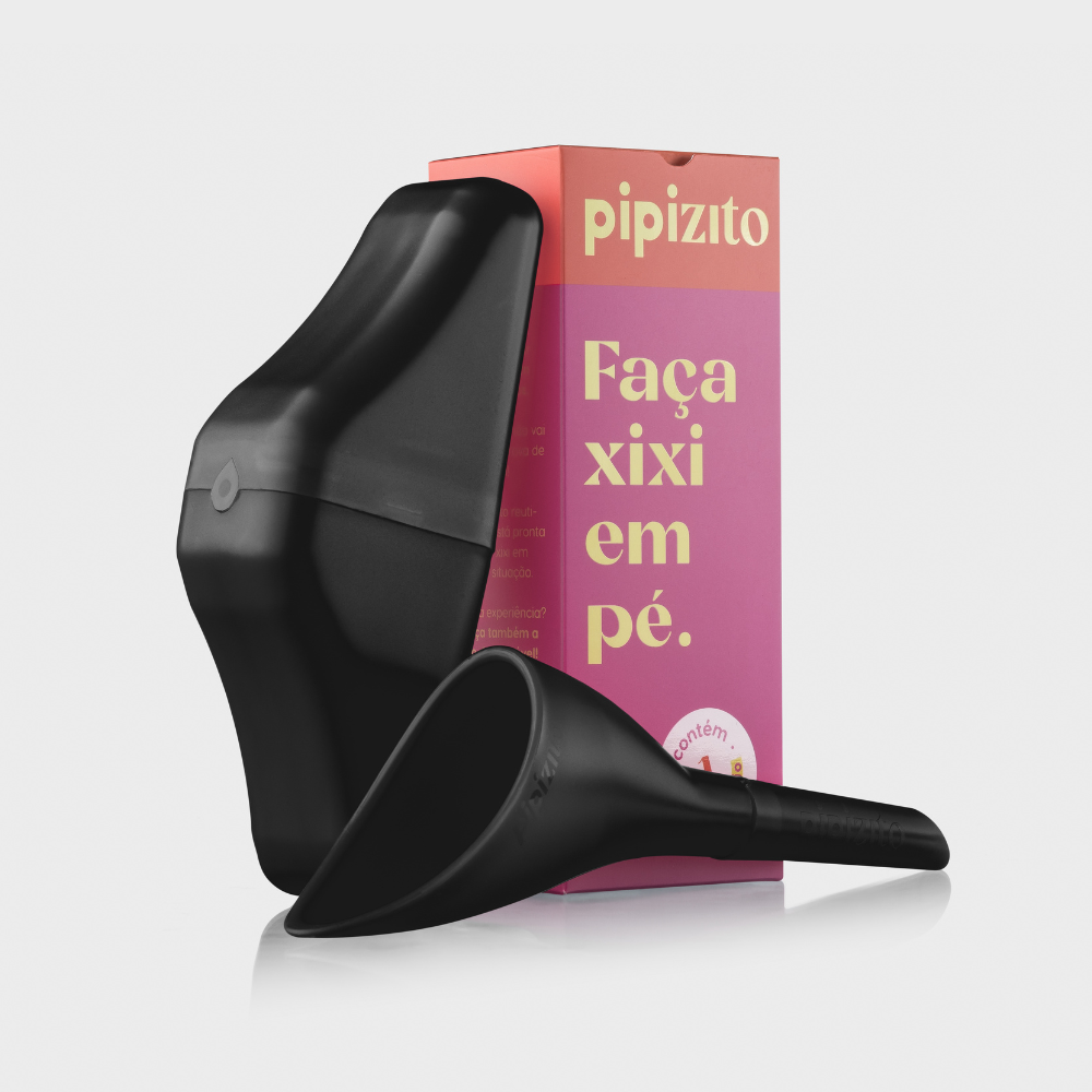 Pipizito Funil Urinário Reutilizável - Preto