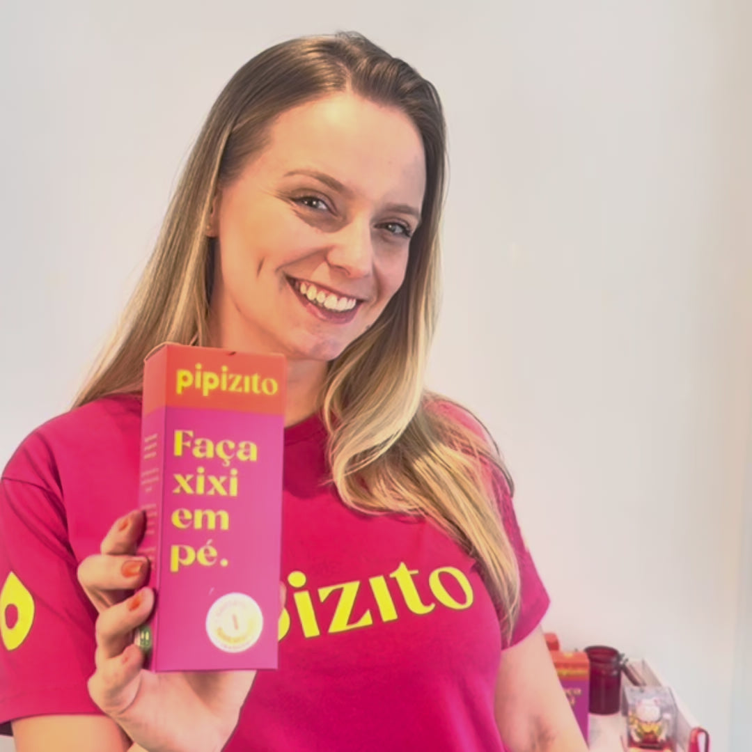 Kit 2 Pipizito Funil Urinário Reutilizável (escolha as cores) + 15 Wipezitos