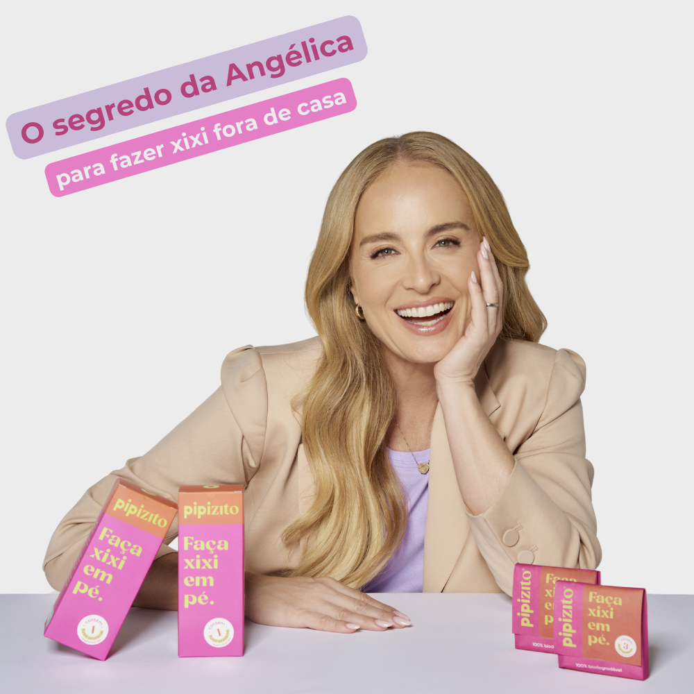 Kit Completo: 1 Pipizito Reutilizável + 15 Pipizitos Descartáveis + 15 Wipezitos + Porta Pipizito